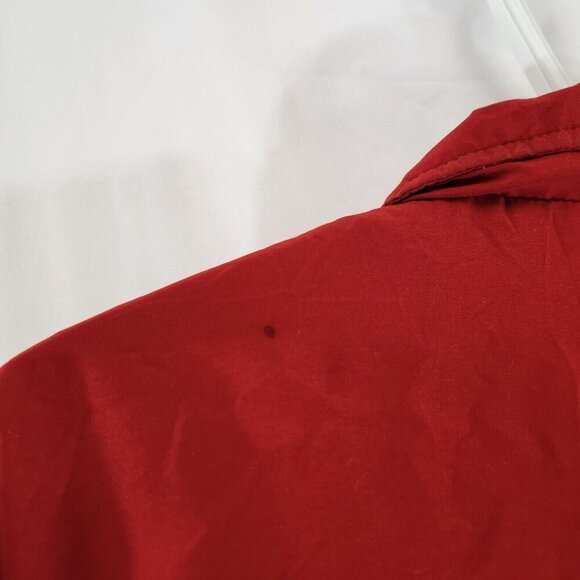 Royal Military College Track Jacket Mens Size Small Red White Canada RMC CMR - Picture 9 of 13